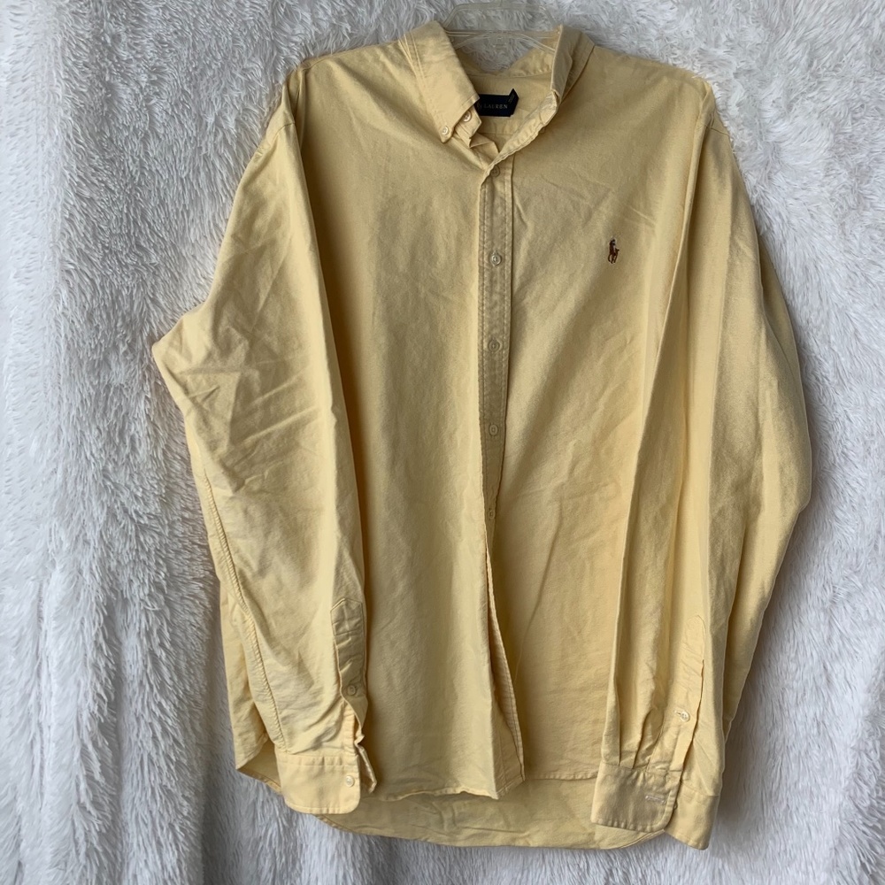 Mens Yellow Polo Shirt